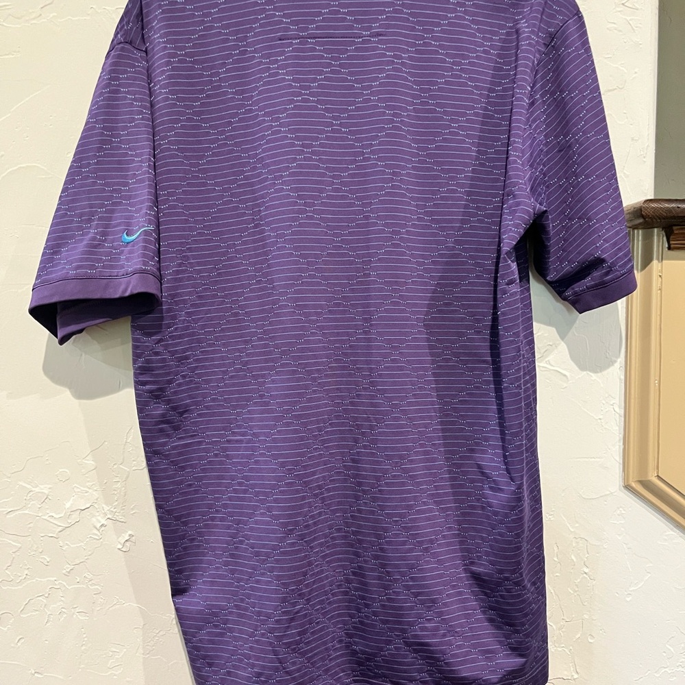 Nike Golf - Purple Performance Polo Shirt - Picture 2 of 3